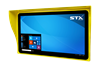 X7600 Industrial Panel PC - PCAP Touch Screen - Safety Yellow Finish