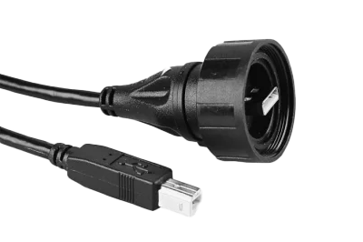 Industrial Male USB A to Male USB B