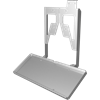 Stainless Steel Keyboard Mount VESA 100